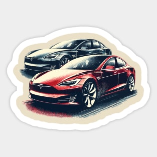 Tesla Model S Sticker